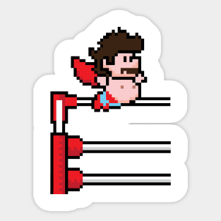 8Bit Nacho Libre Sticker